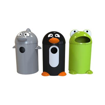 DolphinBuddy (buiten)afvalbak - 55 ltr - grijs, Verzenden, Nieuw