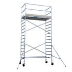 Euroscaffold Rolsteiger Basic 90x250 6,2m werkhoogte tegen d, Verzenden, Nieuw, Rolsteiger of Kamersteiger, 5 meter of hoger