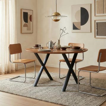 Tafelonderstel set van 2 Klixjö X vorm 72x70 cm zwart [en.ca, Huis en Inrichting, Verzenden, Nieuw