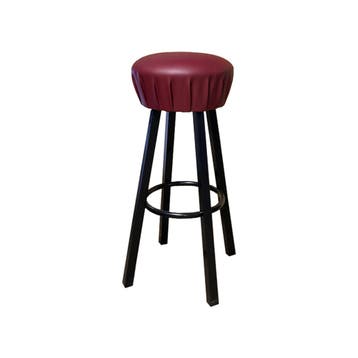 Barkruk Gezellig - Rood Vintage/Café, Huis en Inrichting, Barkrukken, Ophalen, Nieuw