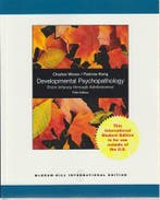 Developmental Psychopathology 9780077137458, Zo goed als nieuw
