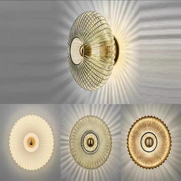 Glazen LED Wandlamp Modern voor Woonkamer en Slaapkamer, Verzenden, Nieuw