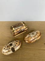 Sieradendoos (3) - Hout, Hout, bot, messing en andere