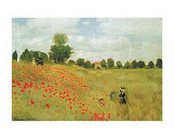 Kunstdruk Claude Monet - Papaveri 70x50cm, Verzenden, Nieuw