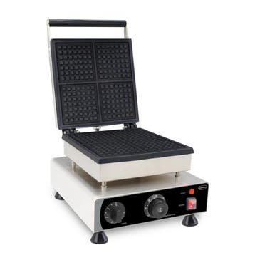 Combisteel Wafelijzer | 4x Vierkante Wafels | 1.75kw | 305x4, Ophalen of Verzenden, Nieuw in verpakking