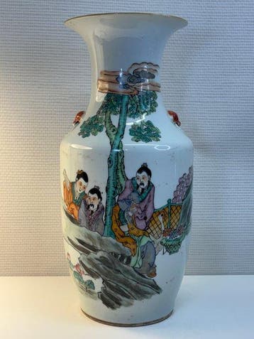 Vaas - Porselein - China - Joli Vase fencai China