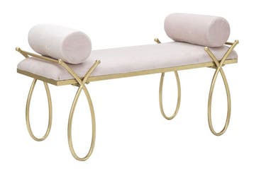 BANKLINT ROZE CM 112,5X49X53, Ophalen of Verzenden, Nieuw