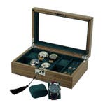 Prestige - Sieradendoos - Horlogedoos van walnootfineer -