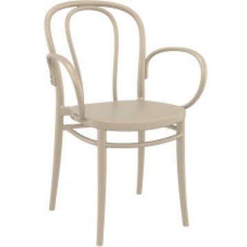 (MDK-107203) Siesta Victor XL stoel taupe, Huis en Inrichting, Stoelen, Ophalen of Verzenden, Nieuw