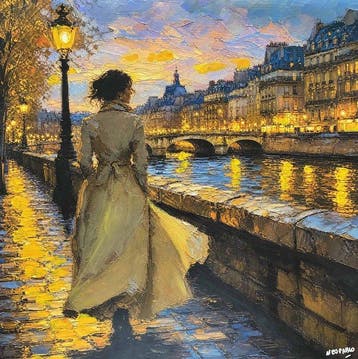 Néo Pablo - The Lights of Paris - Unique work - Hand signed