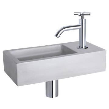 Differnz Ravo fonteinset beton lichtgrijs - kraan kruis, Verzenden, Nieuw