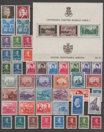 Roemenië - R3 - Verzamelt postzegels** Roemenië van 1939 tot, Gestempeld