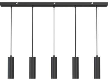 Calex Hanglamp - GU10 - 5-Lichts - Pendel - Mat Zwart -, Huis en Inrichting, Lampen | Hanglampen, Verzenden, Nieuw
