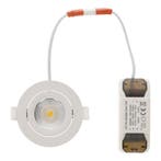 LED inbouwspot Varda Wit 5W 420lm 60º | DimToWarm | IP44..., Huis en Inrichting, Ophalen of Verzenden, Nieuw