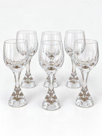 Baccarat - Champagneglas (6) - Neptunus - Kristal, Antiek en Kunst