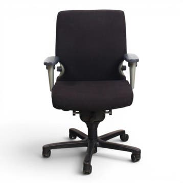 Haworth Comforto 77 bureaustoel, tempur zitting, zwart, Overige plaatsen, Ophalen of Verzenden, Gebruikt, Stoel