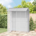 vidaXL Vogelkooi Grijs 215 x 110 x 247 cm Gegalvaniseerd, Verzenden, Nieuw