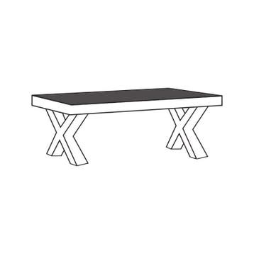 Salontafel T13-XM Bloemendaal - salontafel, Huis en Inrichting, Nieuw, Overige materialen