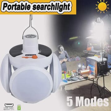 Oplaadbare Solar Camping Lantaarn - Krachtig, Draagbaar & Op, Verzenden, Nieuw