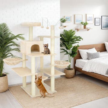 Krabpaal Lilou 165cm - beige, Verzenden, Nieuw