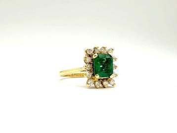 Zonder minimumprijs - Ring - 14 karaat Geel goud - 0.70ct., Nieuw