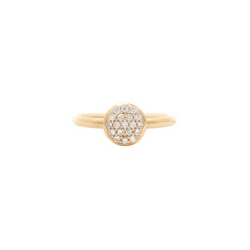 Gouden ring met diamant 14 karaat* nieuw, Verzenden, Zo goed als nieuw, Goud