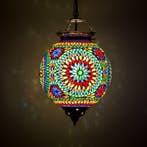 Veelkleurige oosterse hanglamp mozaïek, Aziza, Overige materialen, Nieuw, Ophalen of Verzenden, Oosters
