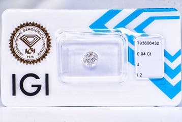 Zonder minimumprijs - 1 pcs Diamant (Natuurlijk) - 0.94 ct -, Nieuw