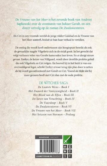 De Vrouwe van het Meer / The Witcher / 7 9789024590766, Boeken, Fantasy, Verzenden, Gelezen, Andrzej Sapkowski