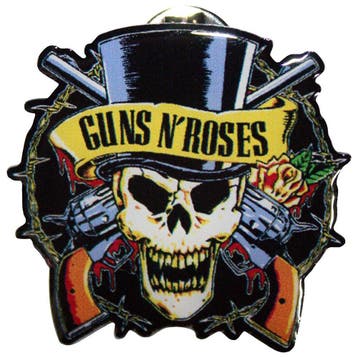 Guns N Roses - Top Hat - Pin officiële merchandise, Ophalen of Verzenden, Nieuw, Kleding