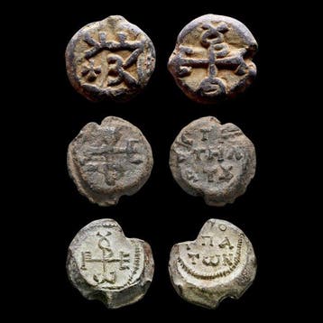 Byzantijns Lood Dichtingen (Molybdoboullon) (Set van 3)