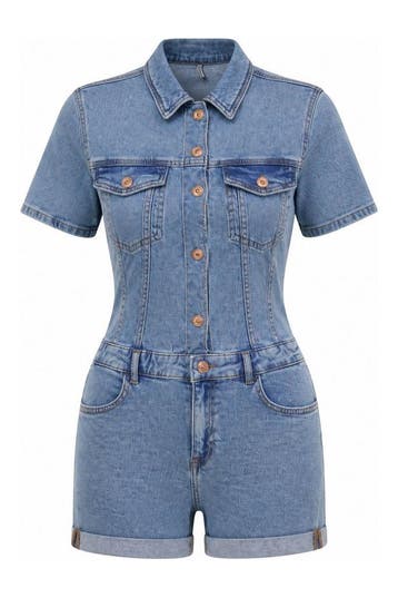 Kids Only Jumpsuit Meisjes in maat 158 Blauw, Verzenden, Zo goed als nieuw, Kids Only, Jongen of Meisje