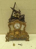 Pendule - Brons - 1850-1900, Antiek en Kunst