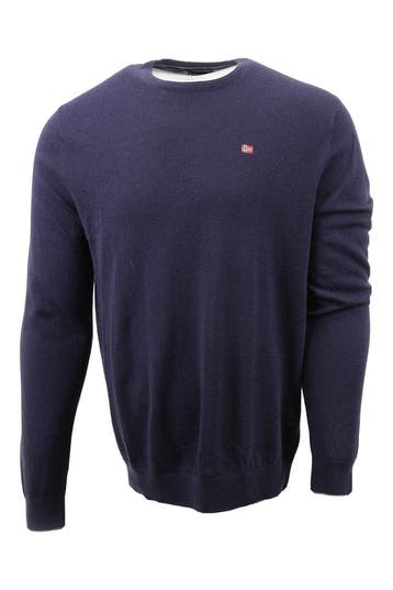 Napapijri Trui in maat L Blauw, Kleding | Heren, Truien en Vesten, Verzenden, Zo goed als nieuw, Blauw, Napapijri