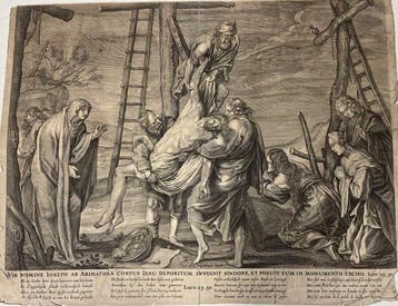 Abraham van Diepenbeeck (1596–1675) - Deposizione dalla, Antiek en Kunst