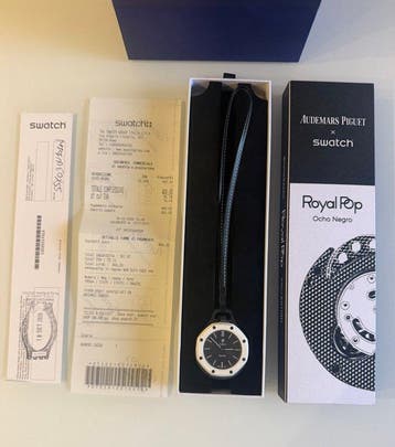 Swatch Royal Pop - Swatch × Audemars Piguet OCHO NEGRO -, Nieuw