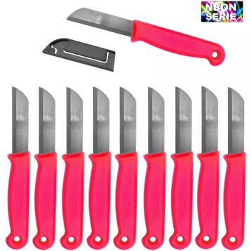 Solingen Schilmesje – RVS – Glad – 16 cm met Blade Cov, Ophalen of Verzenden, Nieuw, Rvs of Chroom