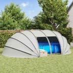 vidaXL Zwembad Tent Koepel Grijs 538 x 440 x 204 cm, Verzenden, Nieuw