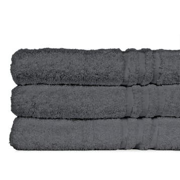 Saunalaken Donker Grijs 100x150cm 100% Katoen 500 GSM - Treb, Verzenden, Nieuw, Overige kleuren, Handdoek