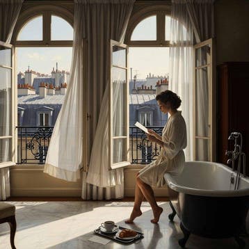 Le Yack - Paris Morning - Hand-signed, Antiek en Kunst