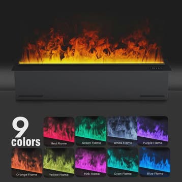 3D Water Mist Sfeerhaard met Afstandsbediening en App Bedien, Verzenden, Nieuw