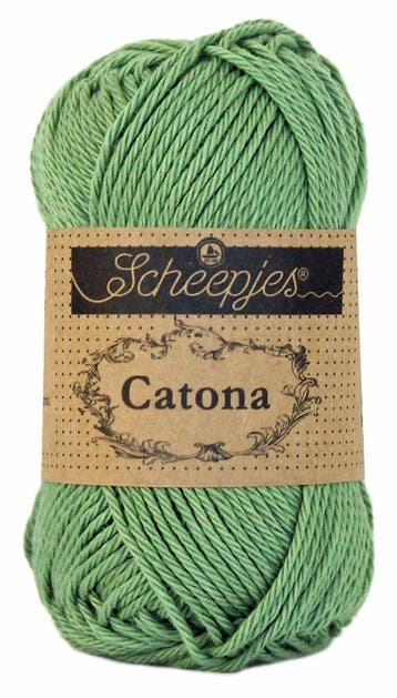 Scheepjes Catona 50 gram - 212 sage green - Katoen Garen, Ophalen of Verzenden, Nieuw