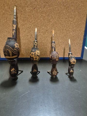 Zonder minimumprijs - Pijp - Hout - (4), Verzamelen, Nieuw