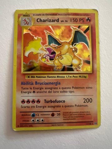 Pokémon - 1 Card - Charizard 11/108 Foil - XY, Hobby en Vrije tijd, Verzamelkaartspellen | Pokémon, Nieuw
