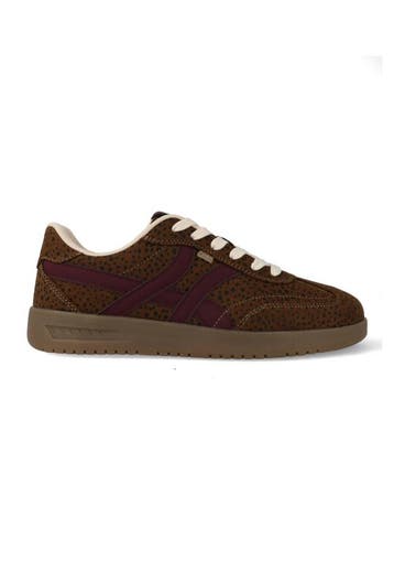 Posh by Poelman Sneakers Megan 45 Bruin / Bordeaux Rood-37, Verzenden, Nieuw, Bruin