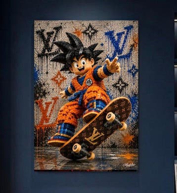 Lego Merchandise - Art - “Goku – Il Saiyan dello Street, Nieuw
