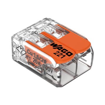 WAGO verbindingsklem / Lasklem | 2 aderig | 0.2-4.0mm², Ophalen of Verzenden, Nieuw, Overige typen