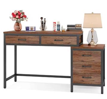 Make-up Bureau met 5 Lades – Grijze Kaptafel met Ladekast, Verzenden, Nieuw