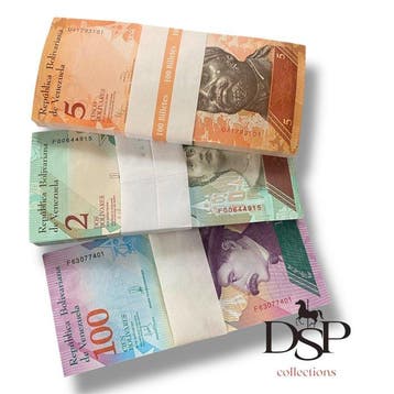 Venezuela. - 100 x 2, 100 x 5, and 100 x 100 Bolívares -
