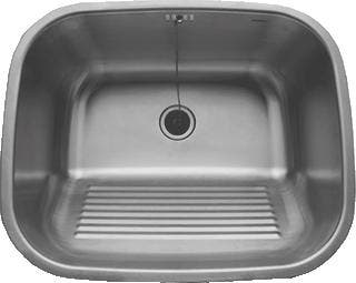 HT Rechthoekige RVS Wastafel | 45x55x19 CM HorecaTraders, Zakelijke goederen, Horeca | Meubilair en Inrichting, Verzenden